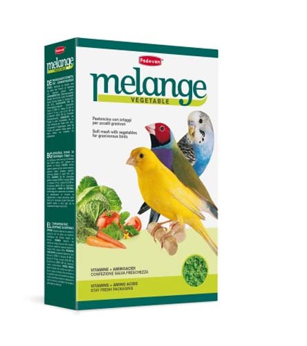 Padovan Melange vegetable - корм м'який для зерноїдних птахів, 300 г