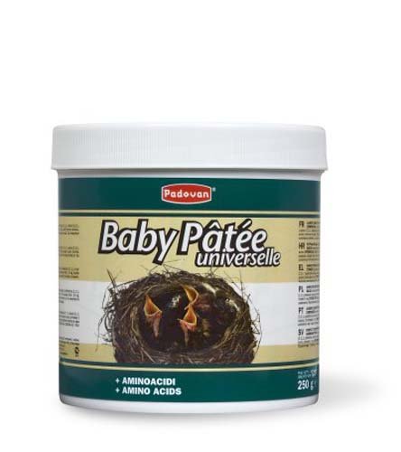 Padovan Bаby Patee universelle - корм для пташенят зерноїдних птахів, 250 г