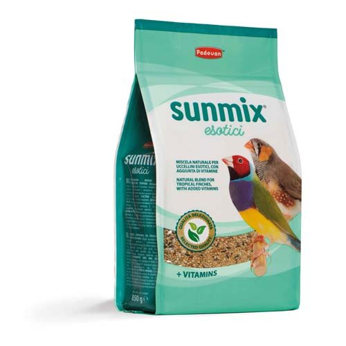 Padovan SunMix Esotici - корм для екзотичних птахів та амадинів, 850 г