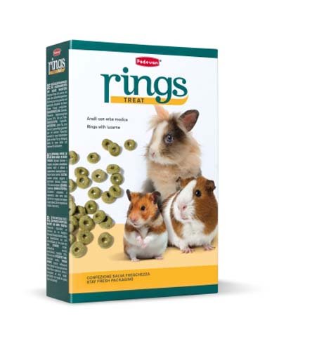 Padovan Rings with Lucerne - корм для гризунів, 150 г