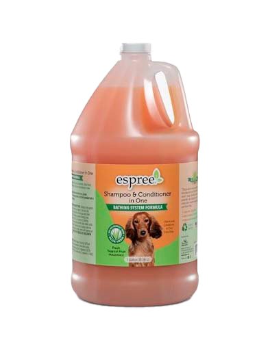 Espree Shampoo & Conditioner for bathing Systems - шампунь-кондиционер 2в1 Эспри для собак универсальный 3,79л