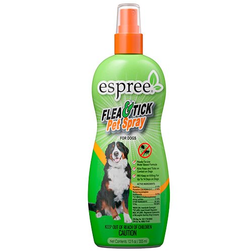 Espree Flea&Tick Pet Spray - репеллентный спрей Эспри для собак возрастом от 3 месяцев 355 мл