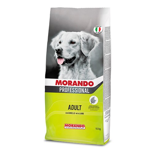 Полнорационный сухой корм Morando Professional для взрослых собак с ягнятиной, 15 кг