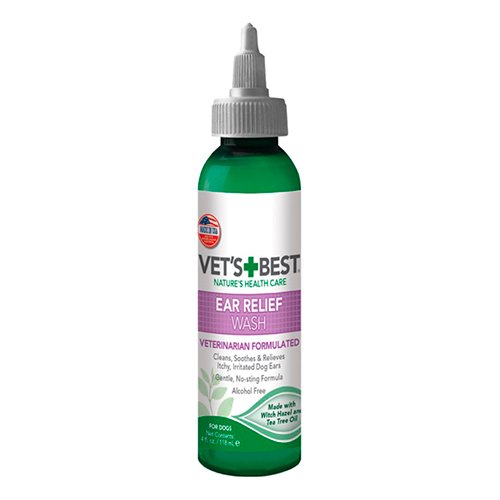 Рідкий очищувач Vet`s Best Ear Relief Wash для вух собак 473 мл