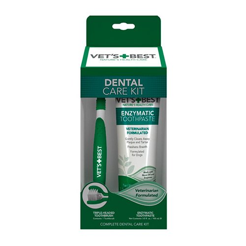 Набір Vet`s Best Dental Care Kit для гігієни порожнини рота собак 103 мл