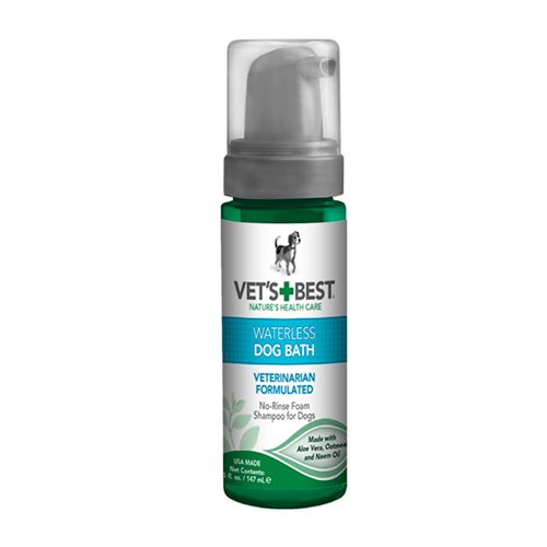 Піна Vet`s Best Waterless Dog Bath для експрес чистки для собак 147 мл
