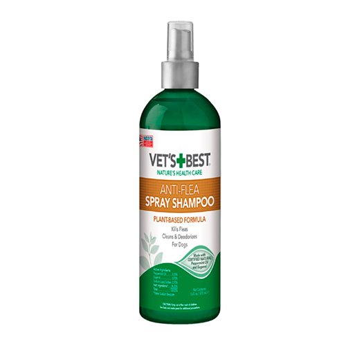 Шампунь-спрей Vet`s Best Natural Anti-Flea Spray-Shampoo проти бліх для собак 470 мл