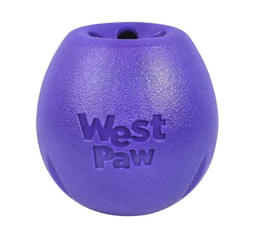 Игрушка для собак West Paw Rumbl Small Eggplant малая фиолетовая 8см