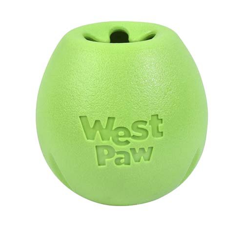 Игрушка для собак West Paw Rumbl Small Jungle Green малая фиолетовая 8см