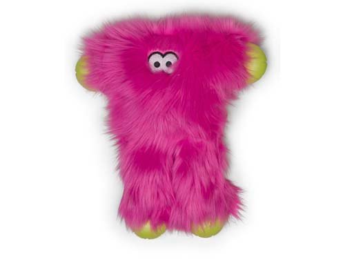Игрушка-пищалка для собак West Paw Peet Hot Pink пушистая розовая