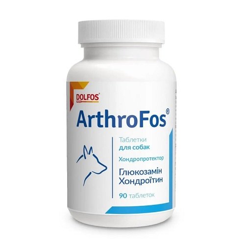 Витаминно-минеральная добавка Dolfos ArthroFos (хондропротектор) для опорно-двигательной системы собак 60 таб