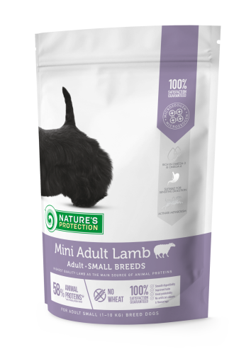 Сухой корм для взрослых собак малых пород с ягненком Mini Adult Lamb Small Breeds 500г