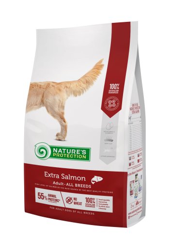 Сухий корм для дорослих собак всіх порід з лососем Extra Salmon Adult All Breeds 12кг Сухий корм для дорослих собак всіх порід з лососем Extra Salmon Adult All Breeds 12кг