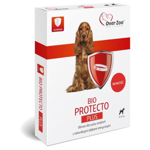 Ошейник противопаразитарный OverZoo Bio Protecto для средних собак 60 см  Ошейник противопаразитарный OverZoo Bio Protecto для средних собак 60 см