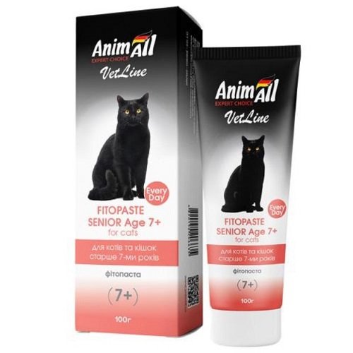 Фітопаста AnimAll VetLine для котів, старше 7-ми років, 100 г