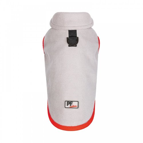 Жилет Pet Fashion Fleecy для собак серый/красный S