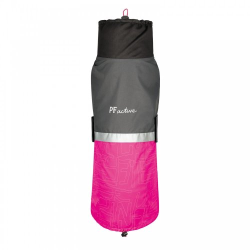 Попона Pet Fashion Roy для собак малиновая/серая 6XL