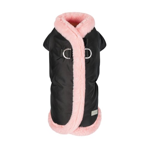 Куртка Pet Fashion Mery для собак черный/розовый XXS