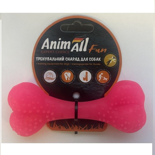 Игрушка AnimAll Фан 88128 кость 25 см коралловая Игрушка AnimAll Фан 88128 кость 25 см коралловая