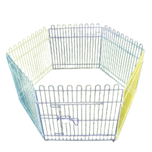 Клітка-манеж Tesoro 3000 для цуценят, металева, 62х62 см