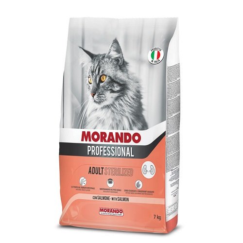 Morando PROFESSIONAL Sterilized - корм Морандо для стерилизованных котов с лососем 7 кг