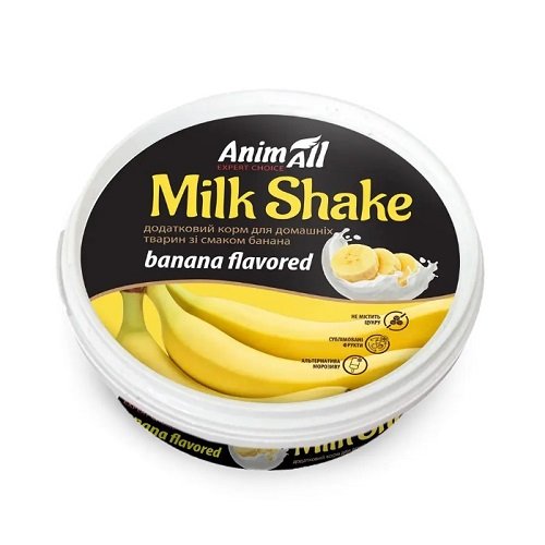 Додатковий корм AnimAll MilkShake зі смаком банана, 30 г