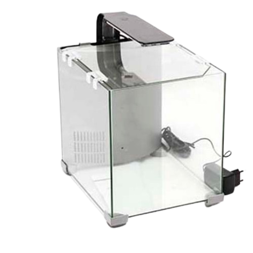 Акваріум Resun AC 02 для півника, скло, 1.6 л, LED 0,6W, 139x139x149 мм