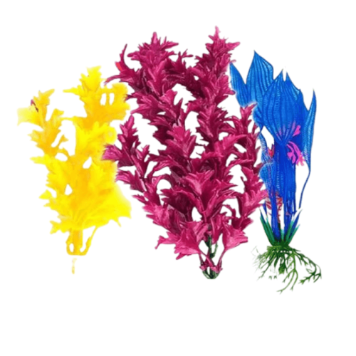 Набор аквариумных растений Resun PLK 130, пластик, 3 шт, 25см Набор аквариумных растений Resun PLK 130, пластик, 3 шт, 25см