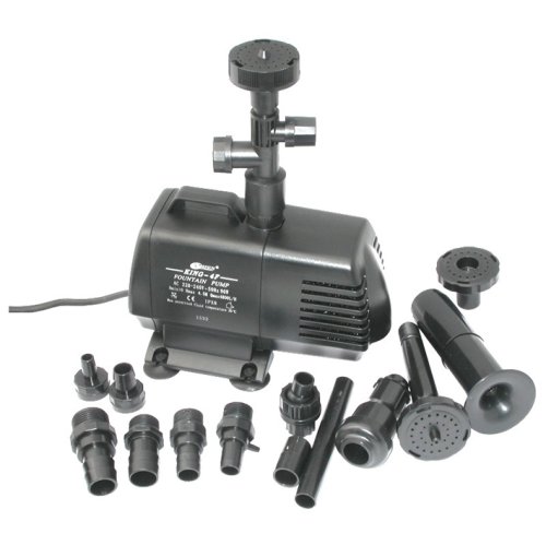 Помпа Resun King-4F фонтанная, 4800 л/ч, 4.5 м, c насадками