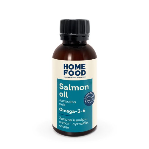 Лососева олія для здоров’я шкіри та блиску шерсті собак і котів, 100 мл
