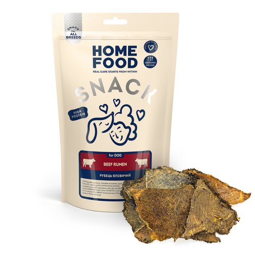 Ласощі для собак HOME FOOD Рубець яловичий, 80 г