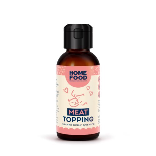 Топінг м'ясний для котів, 100 г