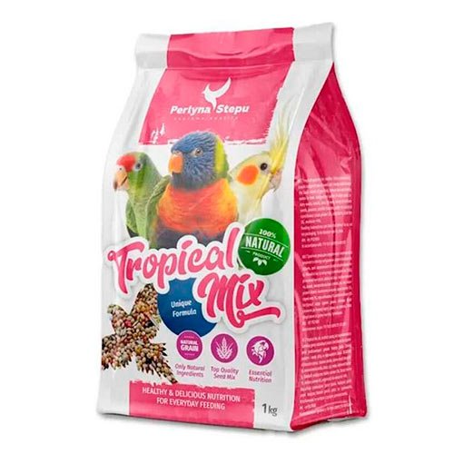 Корм Перлина Степу Tropical Mix - зерносмесь для тропических попугаев 1кг