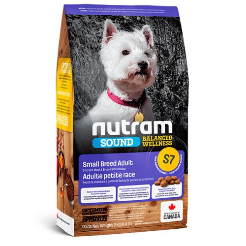 Nutram S7 Sound Balanced Wellness - корм Нутрам S7 Саунд с курицей для собак мелких пород 2 кг (S7_2)