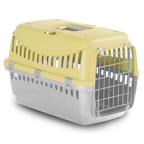 Переноска Bergamo Gipsy 2 large Yellow, металеві дверцята, 58х38х38h см