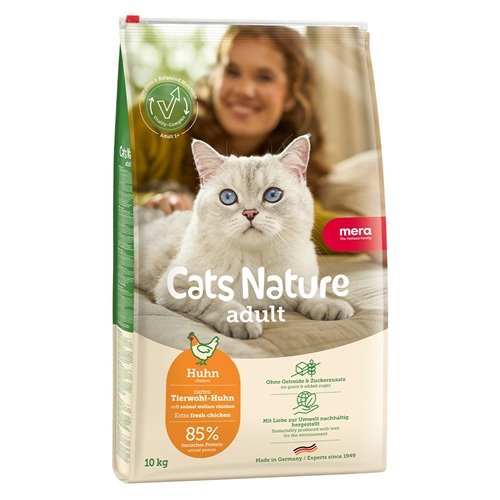 MERA Cats Nature Adult Chiken (Huhn)  корм для дорослих котів всіх порід з куркою, 10кг
