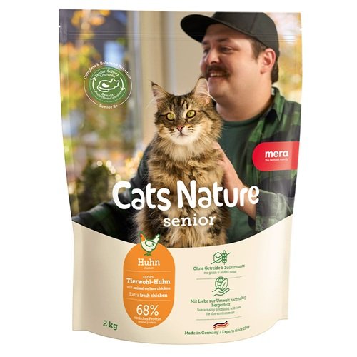 MERA Cats Nature Senior Chicken (Huhn)  корм для пожилых кошек с курицей, 2 кг