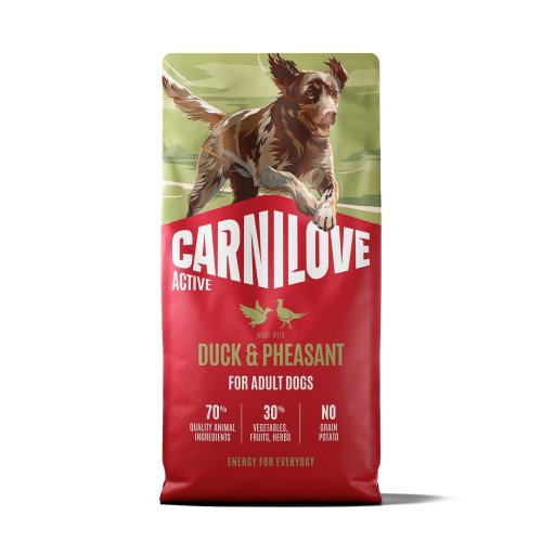 Корм сухий Carnilove Active Duck & Pheasant для cобак качка і фазан 12 кг Корм сухий Carnilove Active Duck & Pheasant для cобак качка і фазан 12 кг