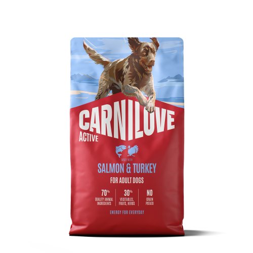 Корм сухий Carnilove Active Salmon & Turkey для cобак лосось та індичка 4 кг