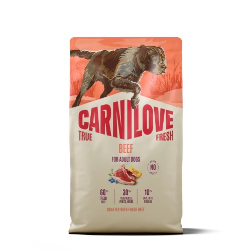 Корм сухий Carnilove True Fresh Beef для cобак яловичина 4 кг Корм сухий Carnilove True Fresh Beef для cобак яловичина 4 кг