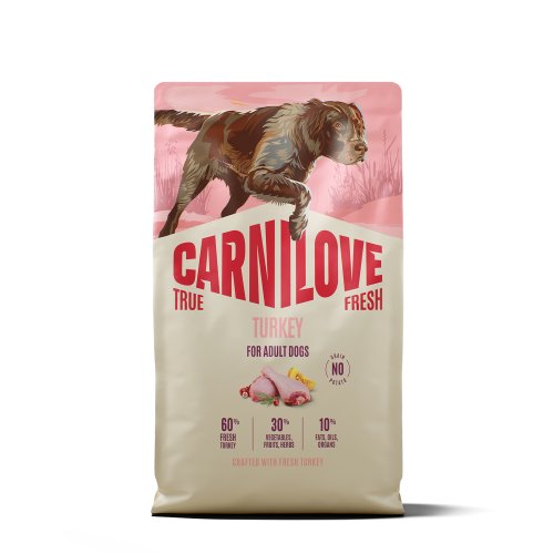 Корм сухий Carnilove True Fresh Turkey для cобак індичка 4 кг Корм сухий Carnilove True Fresh Turkey для cобак індичка 4 кг