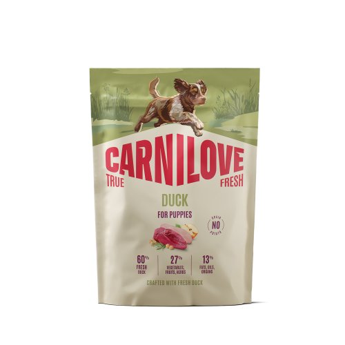 Корм сухий Carnilove True Fresh Puppy для цуценят качка 1,5 кг