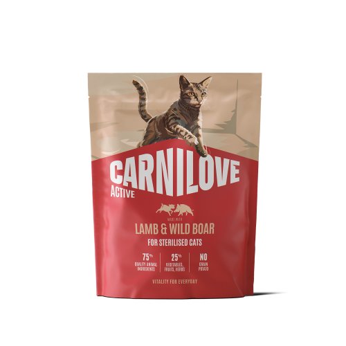 Корм сухий Carnilove Active Lamb & Wild Boar Sterilised для стерилізованих котів ягня і дикий кабан 400 г Корм сухий Carnilove Active Lamb & Wild Boar Sterilised для стерилізованих котів ягня і дикий кабан 400 г