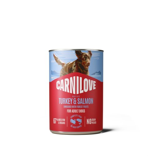 Корм вологий Carnilove Salmon & Turkey для собак паштет лосось та індичка 400 г