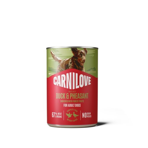Корм вологий Carnilove Duck & Pheasant для собак паштет качка і фазан 400 г Корм вологий Carnilove Duck & Pheasant для собак паштет качка і фазан 400 г
