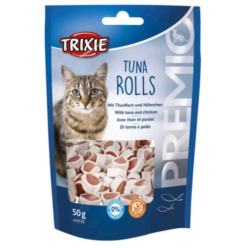 Trixie Premio Tuna Rolls - лакомство Трикси с тунцом для кошек 50 г (42732)