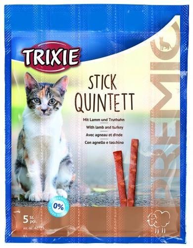 Trixie Quadro-Sticks - палочки Трикси для выведения шерсти у кошек Ягненок (42723)
