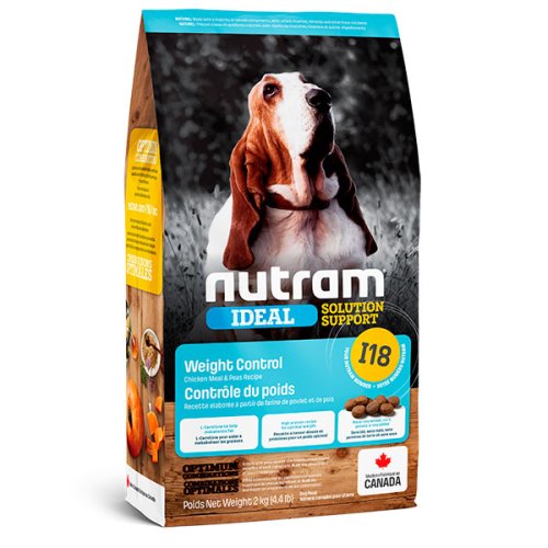Nutram I18 Ideal Solution Support Weight Control Dog - корм Нутрам I18 Идеал для собак склонных к лишнему весу 2 кг (I18_2)