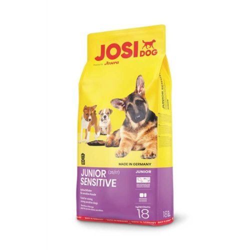 Josera JosiDog Junior Sensitive - корм Йозера Йозідог для щенят із чутливим травленням 18 кг (4032254745563)