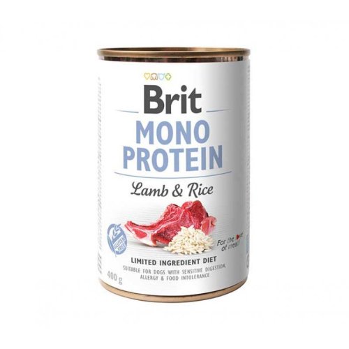 Brit Mono Protein Dog - консервы Брит Моно Протеин с ягненком и рисом для собак 400 г (100833/100053/9728) Brit Mono Protein Dog - консервы Брит Моно Протеин с ягненком и рисом для собак 400 г (100833/100053/9728)